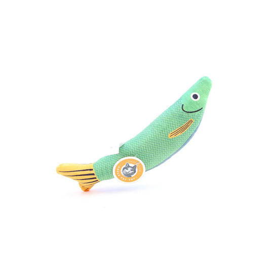 Seafood Green Fish Cat Catnip Toy