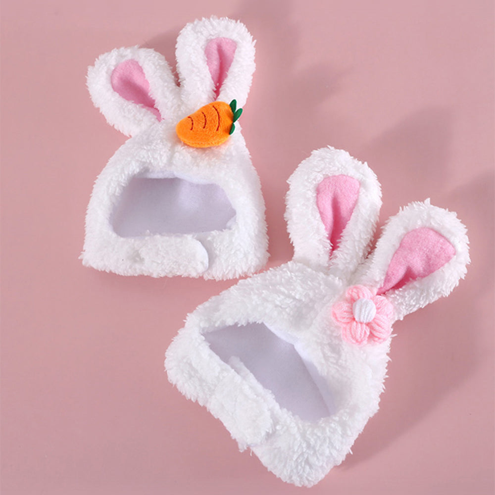 Carrot Rabbit Ears Hat For Cat (28-35cm)