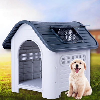 Outdoor Full Seasons Dog House With Skylight L