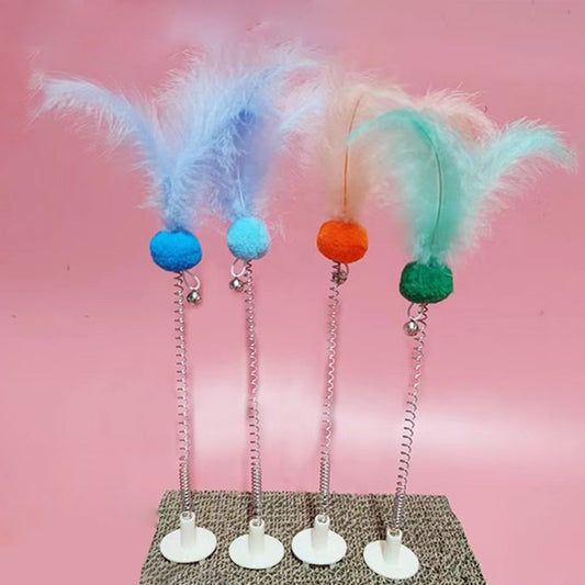 Large Feather Fairy Spring Random Colour Shake Fun Cat Teaser