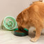 PAKEWAY Green Glass Slow-feed Bowl for Pets
