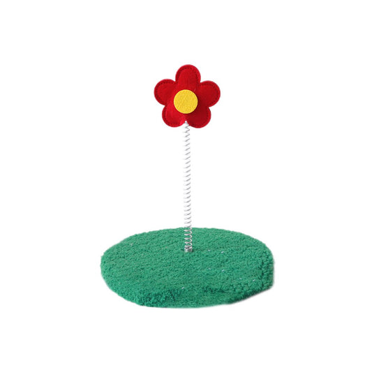 Spring Sword Sisal Ball Durable Cat Scratching Board - Green