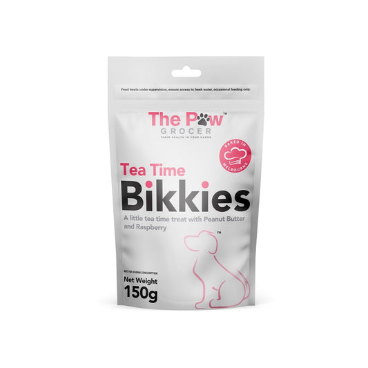 THE PAW GROCER Tea Time Bikkies Dog Treats 150g
