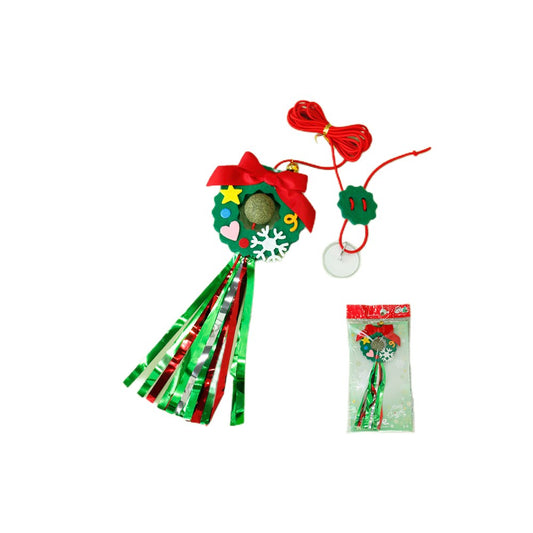 Christmas Hanging Door With Elastic Swing & Catnip Ball Cat Toy