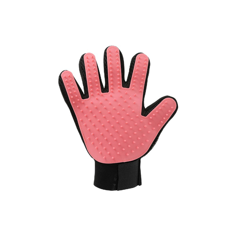 KARA PET Pink Pet Grooming Wash Glove