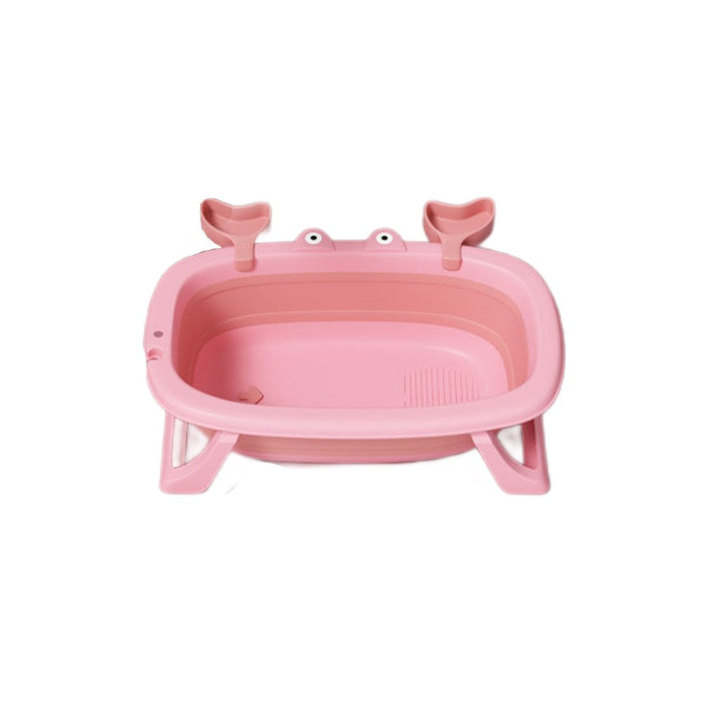 KID1ST Pink Crab Foldable Pet Bathing Tub