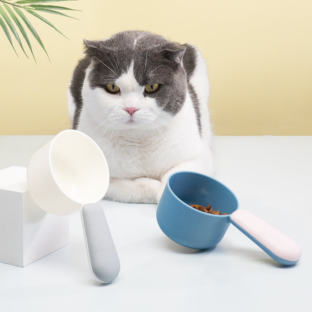 PAKEWAY White Food Spoon Pet Feeding Supplies