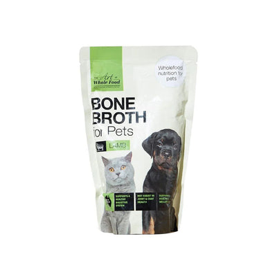 THE ART OF WHOLE FOOD Lamb Bone Broth Supplemental Treats for Pets 500g