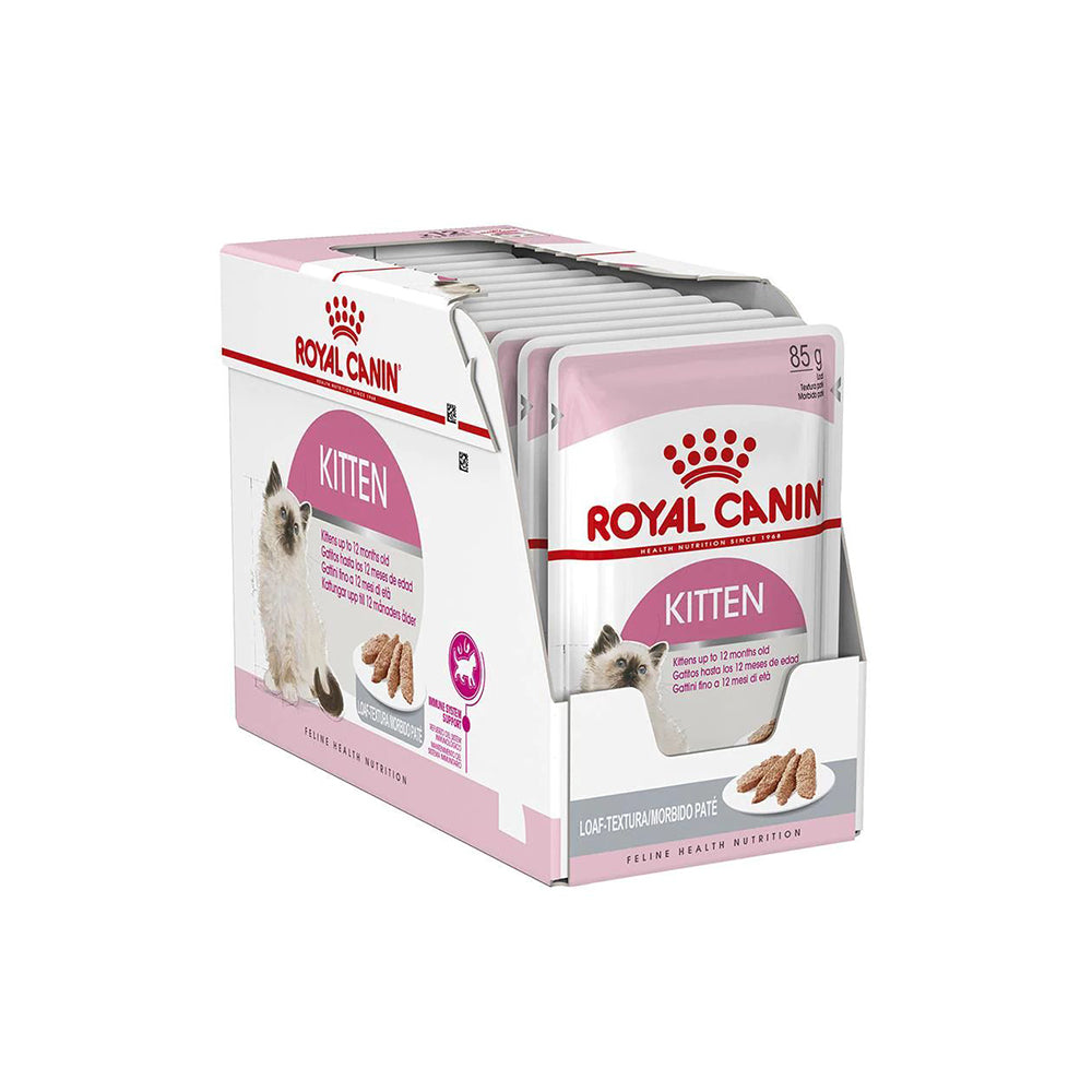 ROYAL CANIN Kitten Loaf Wet Cat Food 12x85g