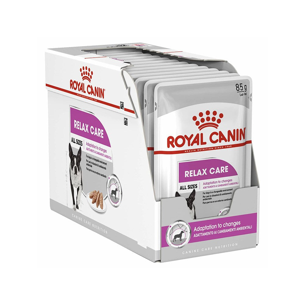 【Expiry-21/10/2023】ROYAL CANIN Relax Care Loaf Adult Wet Dog Food 85g x 12