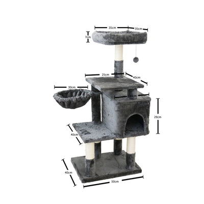 CATIO Abode Chipboard Flannel Cat Scratching Tree