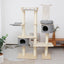 CATIO Duo Cat Climbing Tower and House Condo