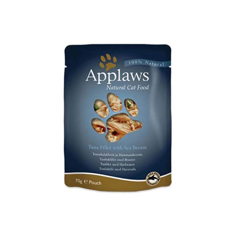 APPLAWS Tuna with Sea Bream Wet Cat Food Pouch 70g