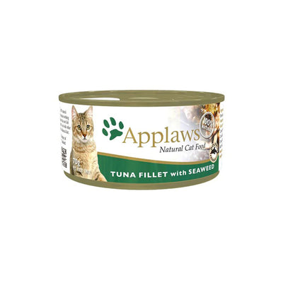 APPLAWS Tuna with Seaweed Broth & Stew Cat Food for Adult Cat 70g