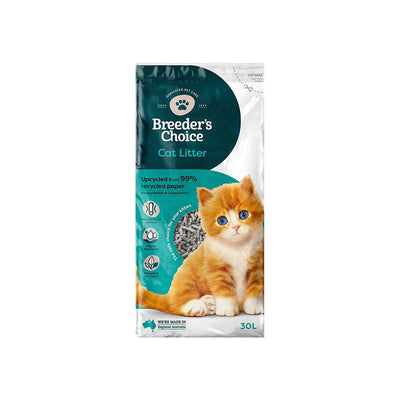 BREEDERS CHOICE Paper Cat Litter 30L/14.5kg