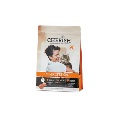 CHERISH Complete Cat Salmon and Chicken Cat Food for Adults 3kg