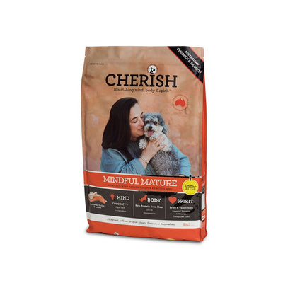CHERISH Mindful Mature Small Bites Dog Food 8kg