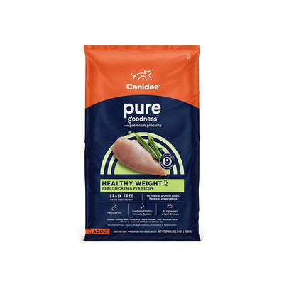CANIDAE Pure Healthy Weight Chicken & Pea Grain Free Dog Food 10.8kg