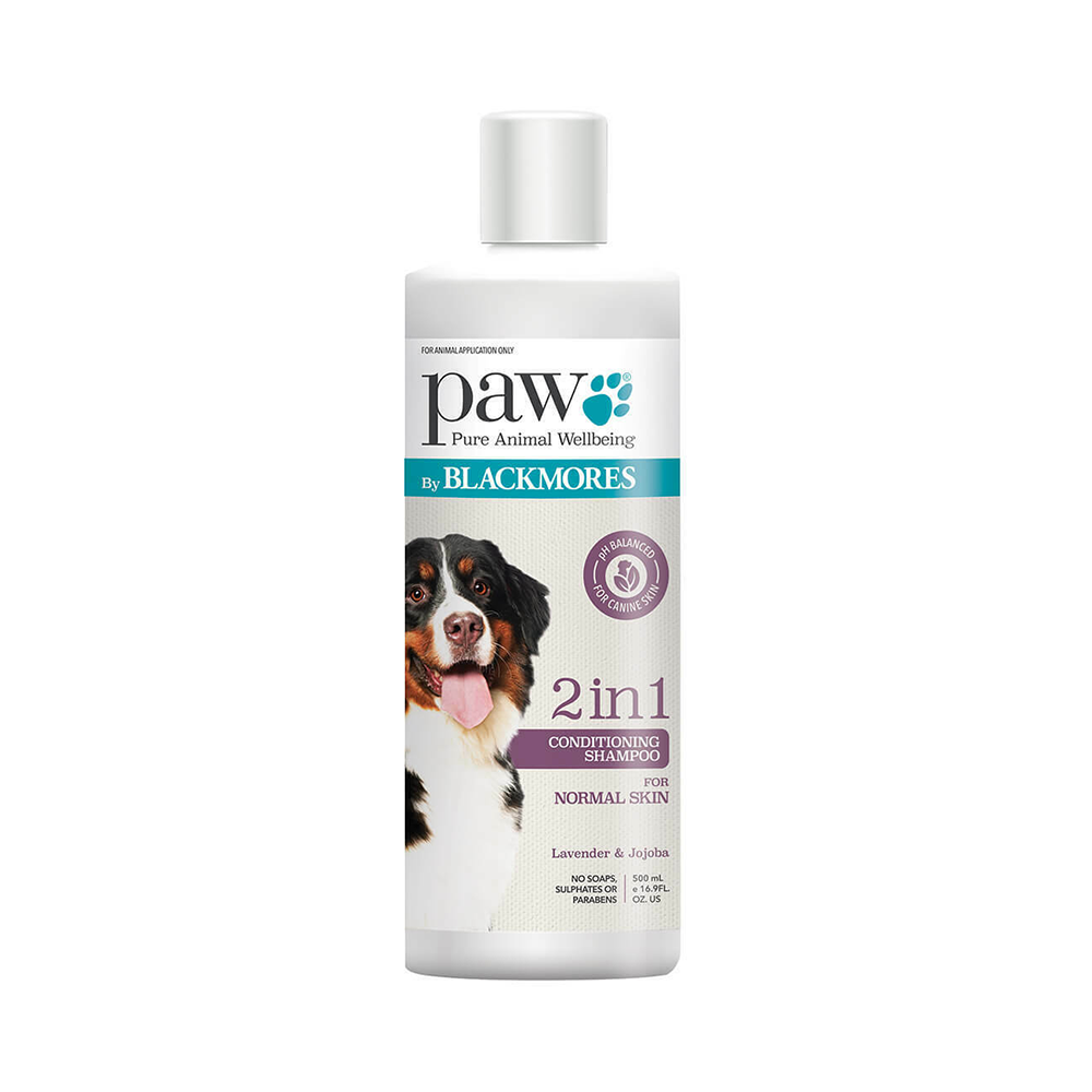 PAW 2 In 1 Conditioning Dog Shampoo 500ml