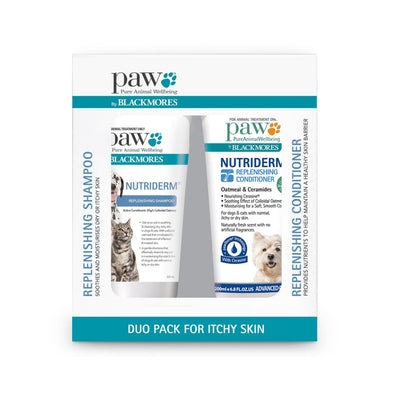 PAW Nutriderm Pet Shampoo & Conditioner Duo Pack 2x200ml