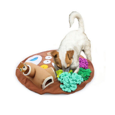 AFP DIG IT Play & Treat Mat for Dogs with Squirrel Toy