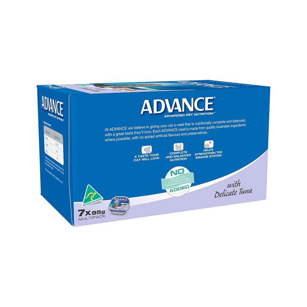 ADVANCE Delicate Tuna Cat Food for Adult Cats 7x85g