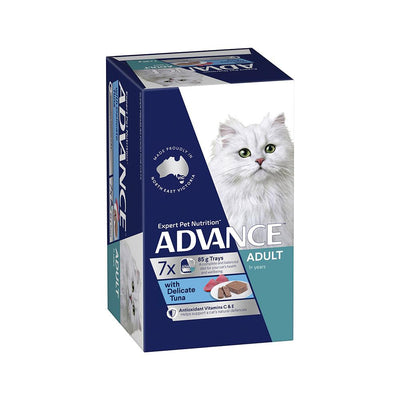 ADVANCE Delicate Tuna Cat Food for Adult Cats 7x85g