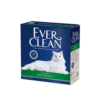 EVER CLEAN Extra Strength Clumping Unscented Cat Litter 12.5L
