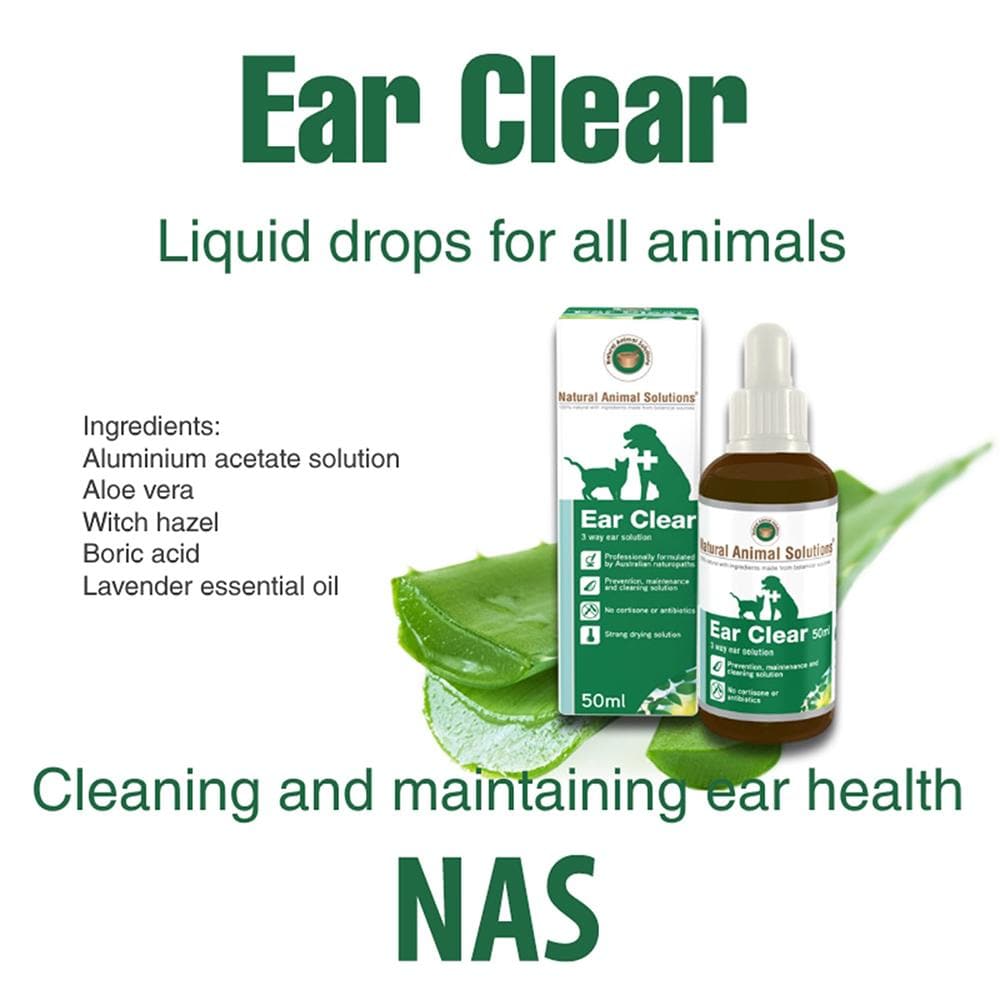 NATURAL ANIMAL SOLUTIONS Ear Clear 50ml