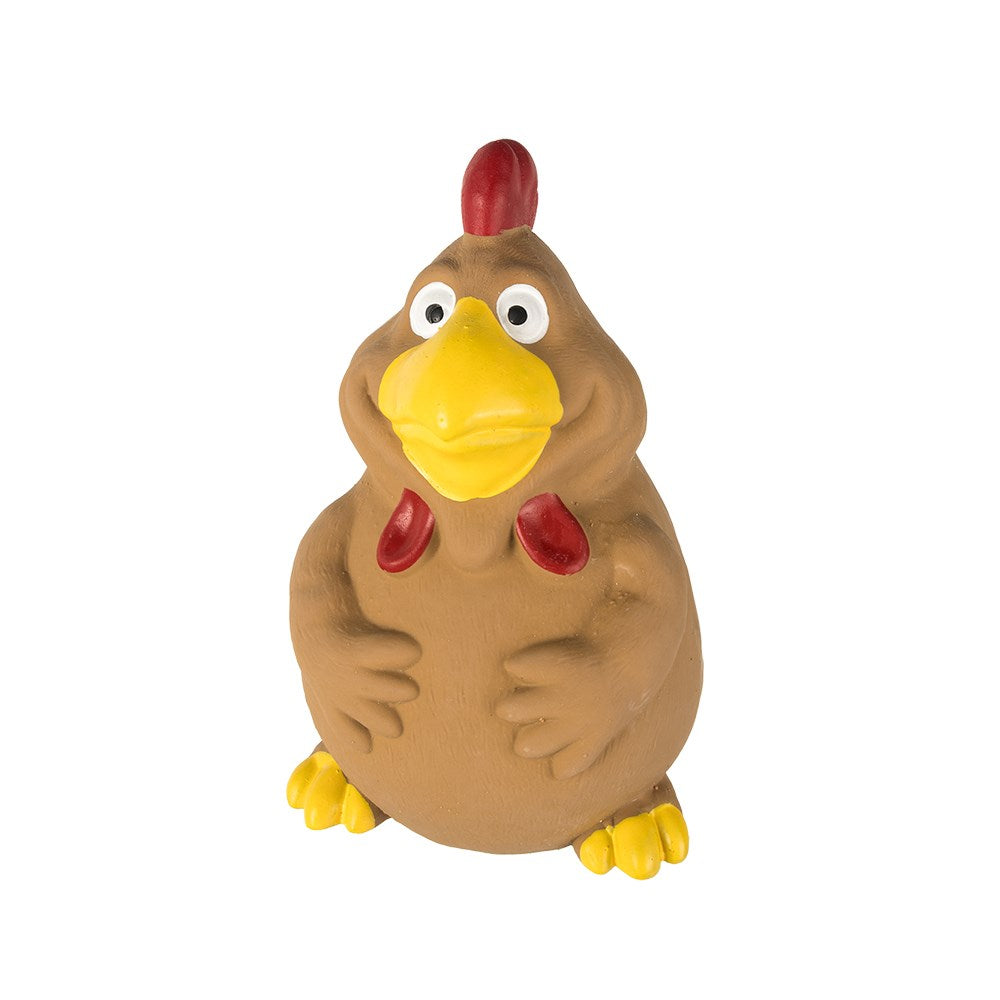 FOFOS Latex Bi Rooster Dog Squeaker Toy
