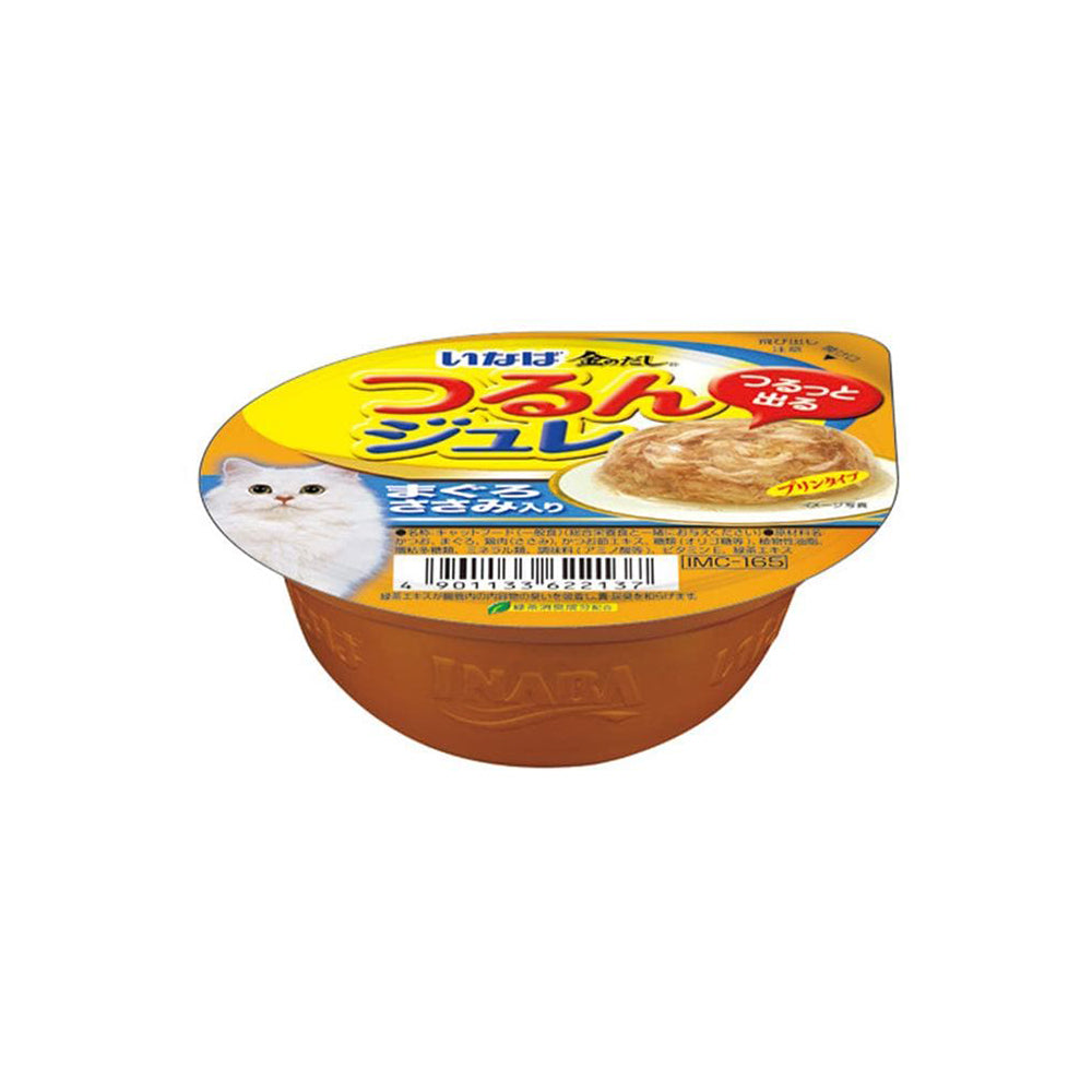 CIAO Tuna Flake Jelly in Chicken Fillet Broth Cat Treats 65g (cupped)