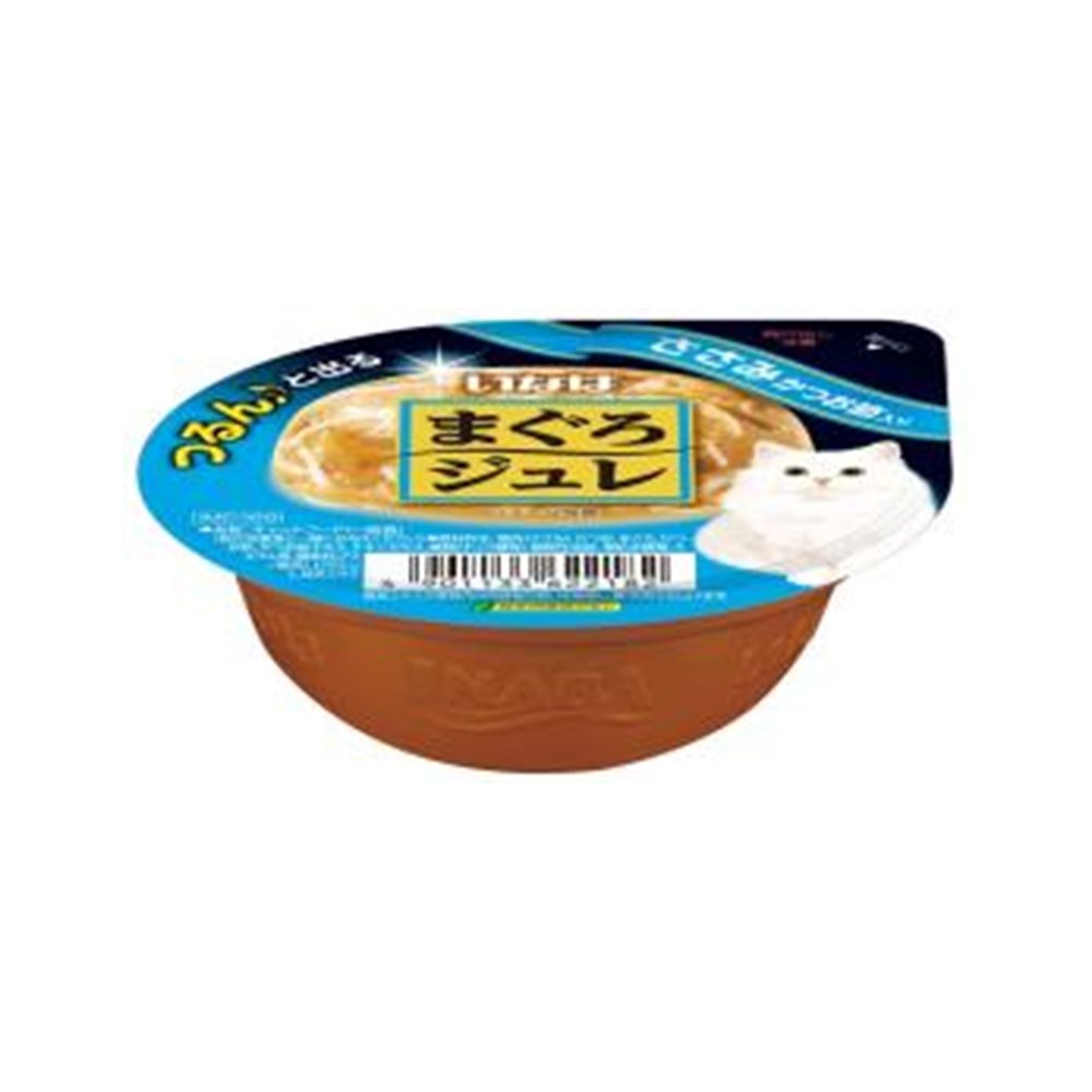 CIAO Chicken Fillet With Tuna in Soft Jelly Topping Sliced Bonito Flake Cat Food 65g (cupped)
