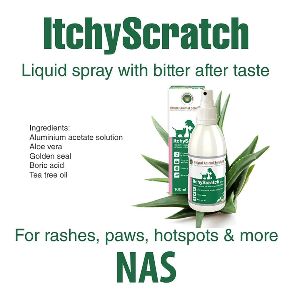 NATURAL ANIMAL SOLUTIONS ItchyScratch Pet Skin & Coat Care 100ml