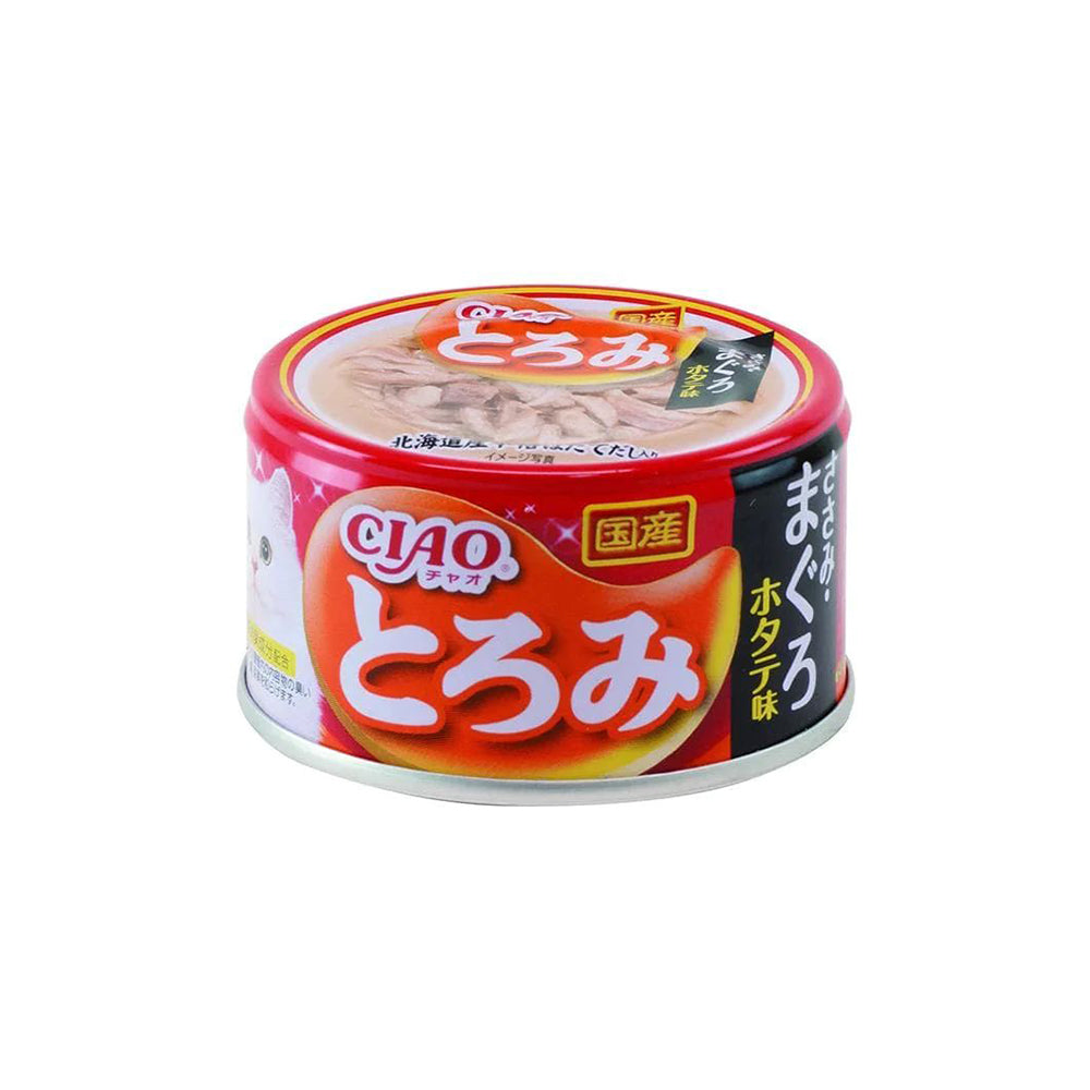 CIAO Toromi Chicken Tuna & Scallop Wet Cat Food 85g (canned)