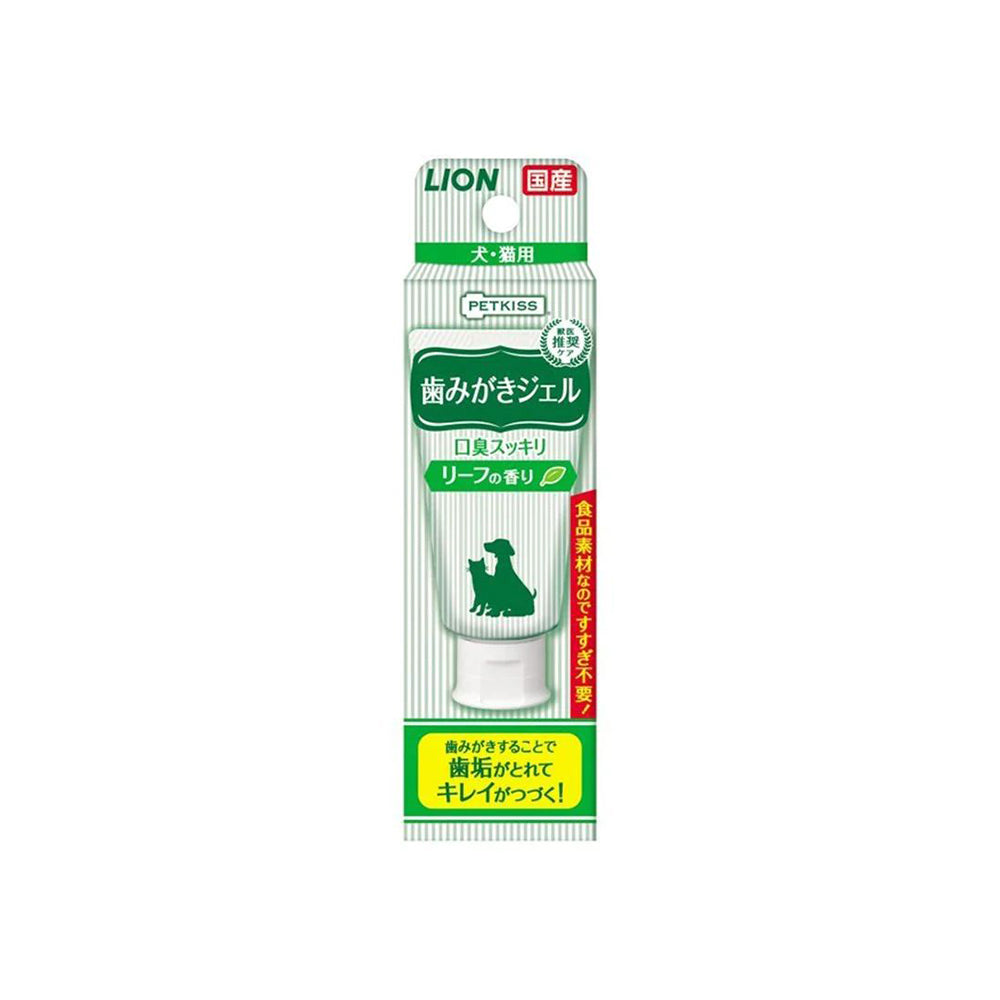 LION Pet Leaf Fragrance Toothpaste Gel For Cat & Dog 40g