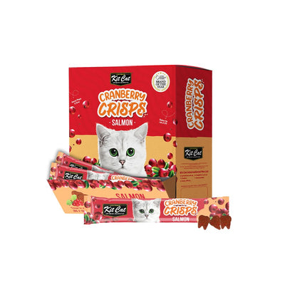 KIT CAT Cranberry Crisps Salmon Display of 50Packets