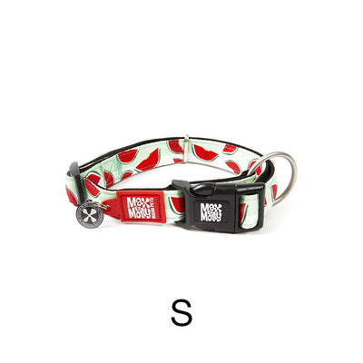 MAX & MOLLY Watermelon Smart ID Dog Collar for Small Dogs