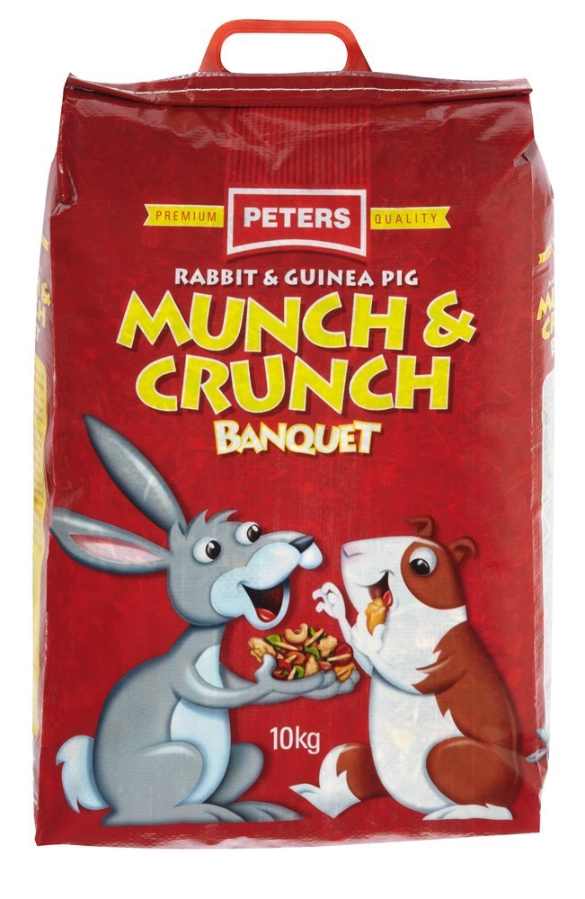 PETERS Rabbit and Guinea Pig Munch and Crunch 10kg