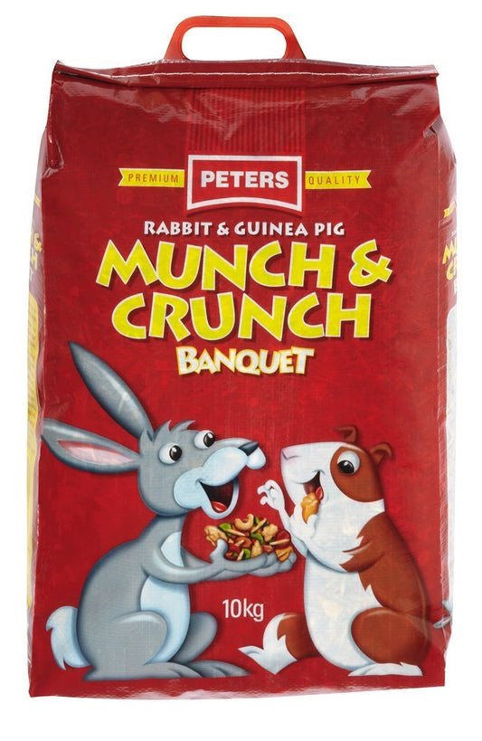 PETERS Rabbit and Guinea Pig Munch and Crunch 10kg