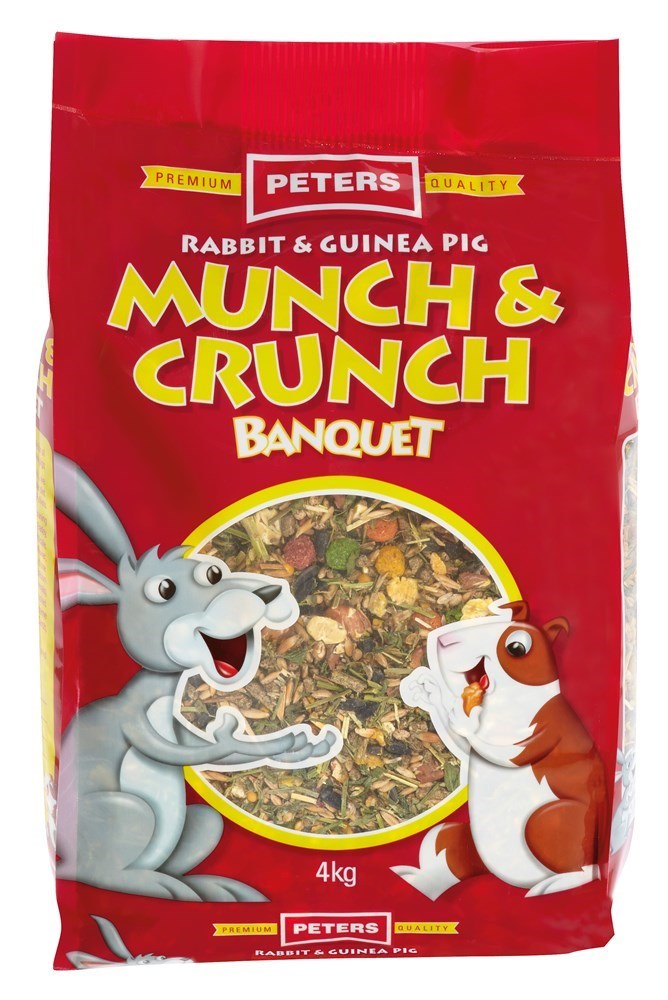 PETERS Rabbit and Guinea Pig Munch and Crunch 4kg