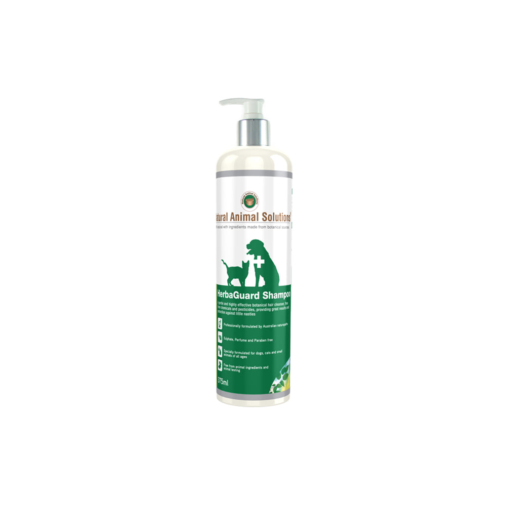 natural animal solutions herbal pet shampoo