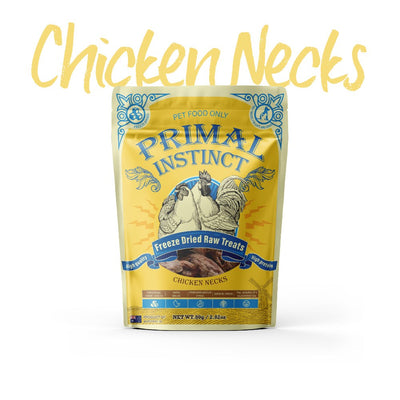 PRIMAL INSTINCT Freeze Dried Pet Treat Chicken Neck 80g