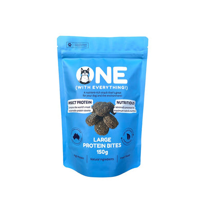 ONE With Everything Large Protein Bites Dog Treats 150g
