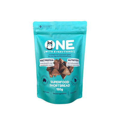 ONE With Everything Superfood Shortbread Dog Treats 150g