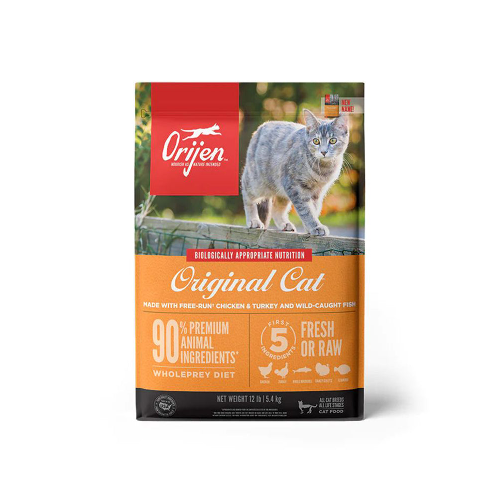 ORIJEN Biologically Appropriate Original Cat Food 5.4kg (previously known as Cat & Kitten)