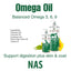 NATURAL ANIMAL SOLUTIONS Omega 3, 6 & 9 Oil Dogs & Horses 1000ml