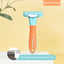 PAKEWAY T10 Self-Cleaning Short Hair Remover Dog Comb (Medium)