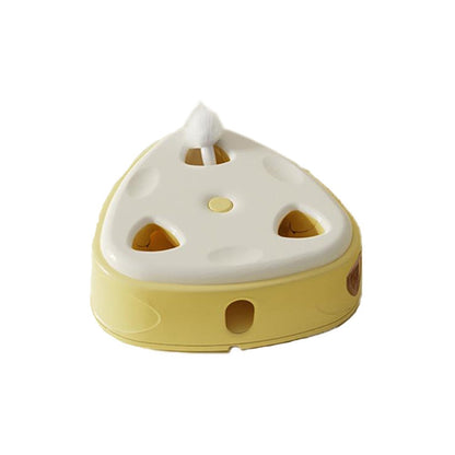 PAKEWAY Yellow Cheese Electric Cat Toy
