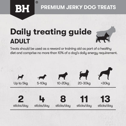 BLACK HAWK Dog Treats Kangaroo Jerky Sticks 100g