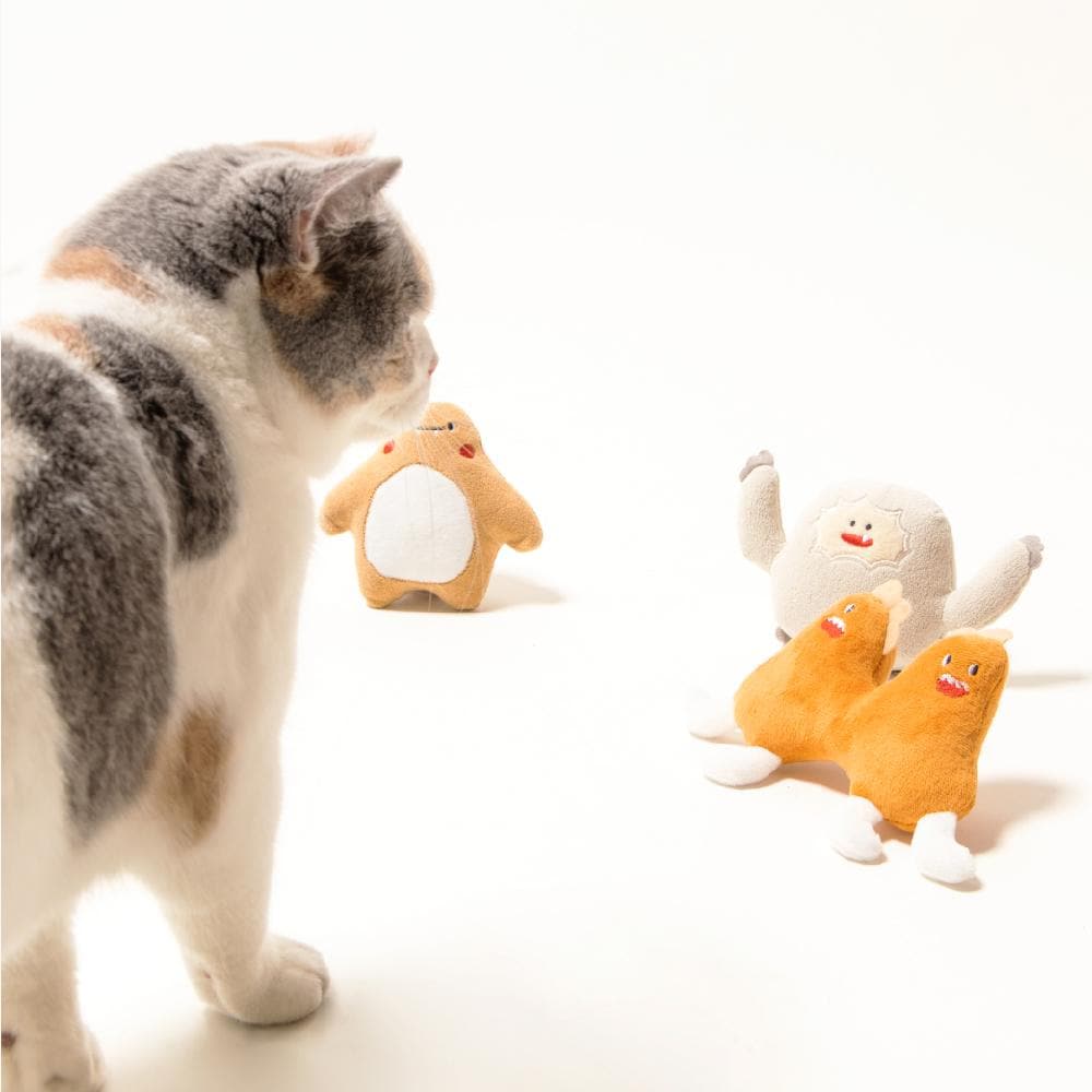 PIDAN Cat Plush Toy (Little Monster) - Green - Petso Online 